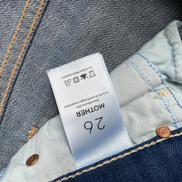 Like New MOTHER Jeans - The Slit Rascal Wash Size 26 - Picture 5 of 6